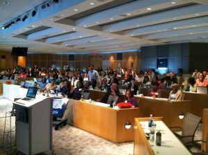 The crowd at PlannerTech 2013 featuring Triberr founder, Dino Dogan. #techsytalk